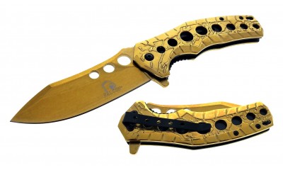 Falcon 8 1/2" Spring Assisted Knife KS4787GD Falcon 8 1/2" Spring Assisted Knife KS4787GD